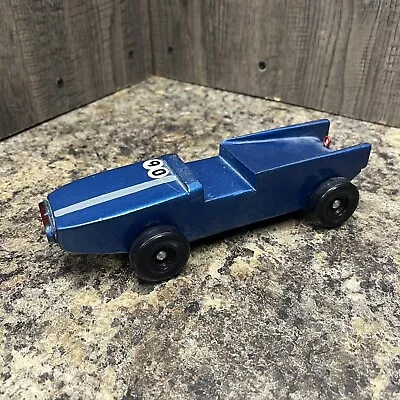 Vintage BSA Boy Scouts Pinewood Derby Race Car Hand Made Folk Art  • $9.99