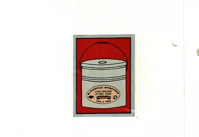  Blacksville Miners Dinner Bucket Consol Coal Co. Coal Mining Sticker # 909 • $3.99