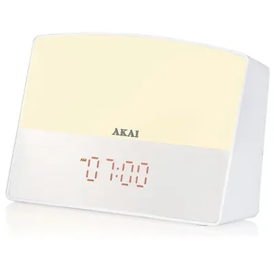 Akai SleepEase Simulated Lighting Alarm Clock - 12 Month Warranty. • £14.99