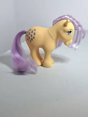 Hasbro My Little Pony 1982 Rare G1 LEMON DROP Purple Raindrops- Hong Kong • $24
