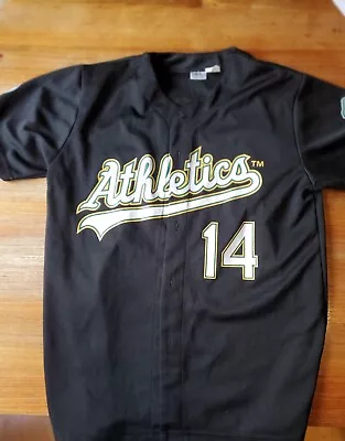 Mark Ellis #14 Oakland Athletics A's Jersey (REPLICA) SGA Sz L FREE SHIPPING • $25