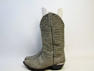 Corral Mens 9.5 Gray Full Cape Buffalo Cowboy Western Boots • $284.99