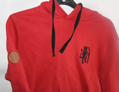 Football Town The Devil Manchester United XL Red Hoodie - Used Authentic • £25