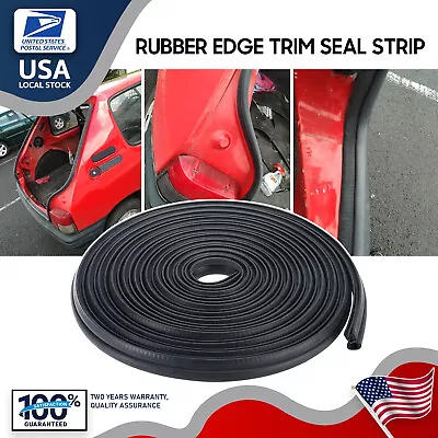 U-Shape13FT Rubber Seal Trim Moulding Strip Car Door Edge Lock Weather Protector • $23.69
