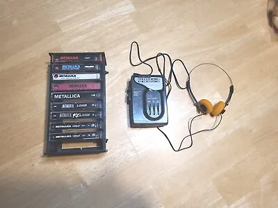 The Ultimate Metallica Cassette Tape Collection Walkman & Retro Headphones • $290