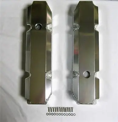 Fits Mopar Chrysler Dodge Big Block FABRICATED Aluminum Valve Covers 383 400 440 • $98.87