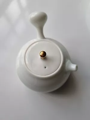 Chinese Japanese Style Ceramic Tea SetPortable Travel Tea Set 4 Cups White  • £5.99