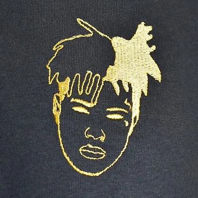 XXXTentacion TripleX Look At Me Hip Hop Gold Embroidered Black Tee T-shirt By AF • $42.53