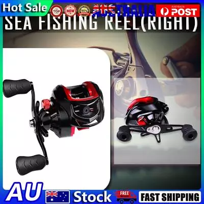 Metal Spool Baitcasting Reel 10kg 7.2 1 Saltwater Fishing Wheel (Right) • $18.77