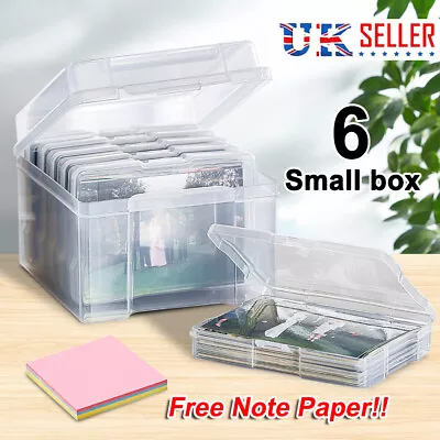 £11.99 • Buy Photo Storage Box 600 6 X 4 Picture Album Organizer Photograph Container Case UK
