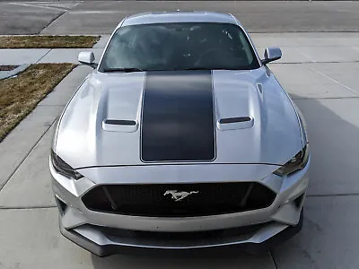 2018-2020 Ford Mustang Hood Stripe With Pins Vinyl Decals Graphics Mach 1 Boss  • $59.95