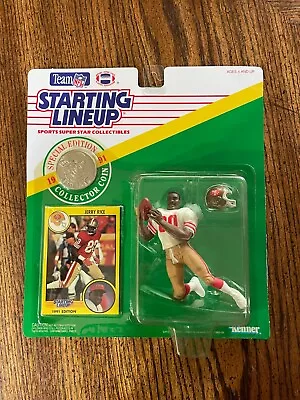  NFL 49rs KENNER  STARTING LINEUP JERRY RICE FIGURE 1991 VGC (NIP)  • $9.99