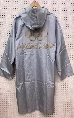 MIZUNO 1998 Nagano Olympics Nylon Coat Light Gray • $140.60