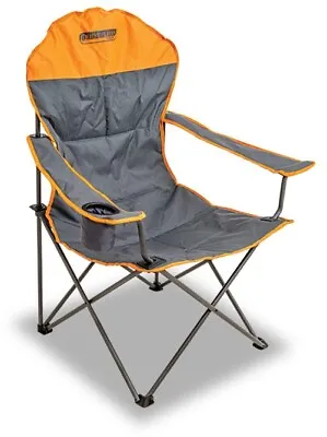 Quest Autograph Dorset Folding Camping Chair In Grey And Orange • £29.99