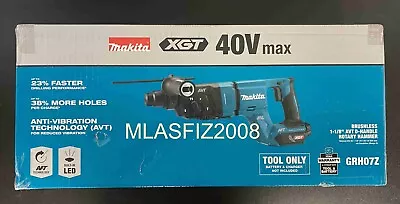 Makita GRH07Z 40V Max XGT 1-1/8  Rotary Hammer Tool Only NEW • $229.99