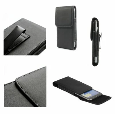 $35.15 • Buy For Sony Xperia XA1 Ultra Case Metal Belt Clip Synthetic Leather Vertical Pre...