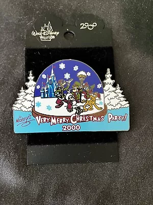 Disney Wdw Mickey's Very Merry Christmas Party 2000 Goofy Chip Dale Le 7500 Pin • $24