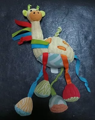 Mud Pie Plush Giraffe Baby 13  Stuffed Plush Plushie Vibrating Sensory Toy Soft • $19.99