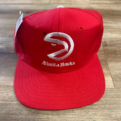 ATLANTA HAWKS VINTAGE 90s UNIVERSAL NBA BASKETBALL SNAPBACK HAT NWT • $30