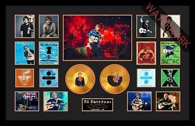 New! Ed Sheeran Shape Of You Don't  Signed Mini Gold Vinyl Record Ltd Ed Of 100 • $199.99