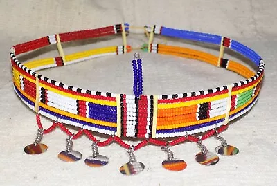 African Maasai Headdress Headbanor Necklace Ethnic Boho Tribal Masai Massai Jhm1 • $14.97