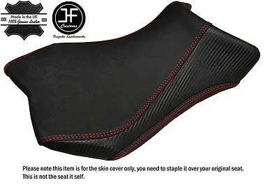 Grip & Carbon Design Red St Custom Fits Yamaha Yzf R 125 08-15 Front Seat Cover • £171.44