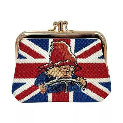 Signare Paddington Bear Union Jack Tapestry Frame Coin Purse - Double Pouch • £16.95