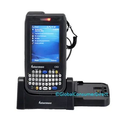 Intermec CN3 Mobile Computer CN3B 1D/2D PDA Scanner {CN3BQH84000E100} +CRADLE • £87.67