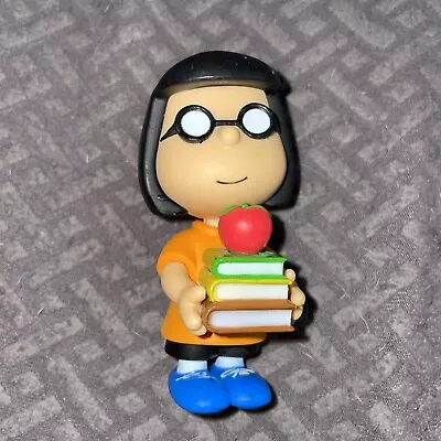 Just Play Peanuts Marcie Holding Books 3  PVC Toy Figure Cake Topper • $9.99