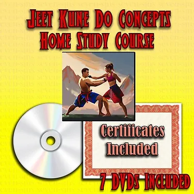 Home Study Course - Jeet Kune Do Concepts (DVDs + Certificates) • $299.95