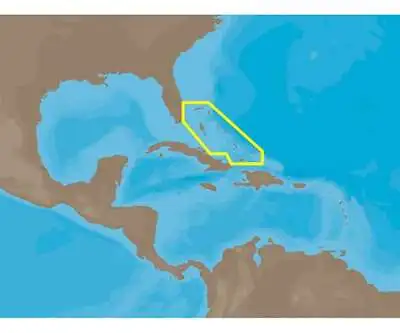 C-MAP NA-C306 NT+ C-Card Cartography Electronic Chart Map The Bahamas • $99.95