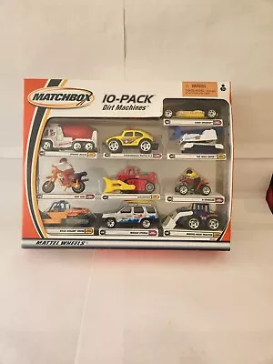 Matchbox 10 Pack Dirt Machines Gift Set P37 • $15.59