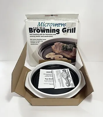 Anchor Hocking 8 Inch Microwave Browning Grill • $11.95