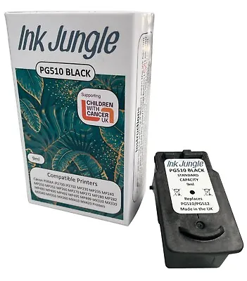 PG510 Black Ink Cartridge For Canon PIXMA IP2700 Printer - Replaces Canon PG510 • £12.95