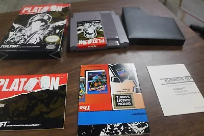 NES Nintendo Platoon By Sunsoft Complete In Box CIB With Poster • $59.99