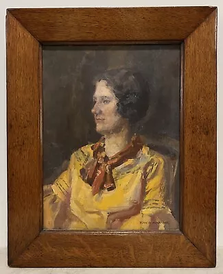 Jean Dryden Alexander (1911-1994) Portrait Painting Of A Woman Circa 1930 Slade • £280