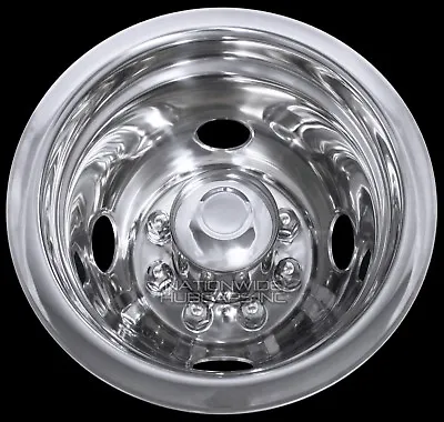 1 REAR Truck Van RV Trailer 16  Dual Wheel Simulators Rim Liner Covers Hubs New • $79.99