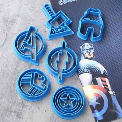 £4.50 • Buy Avengers Batman Superman Cookie Cutter Sugar Craft Cake Decoration Moulds 