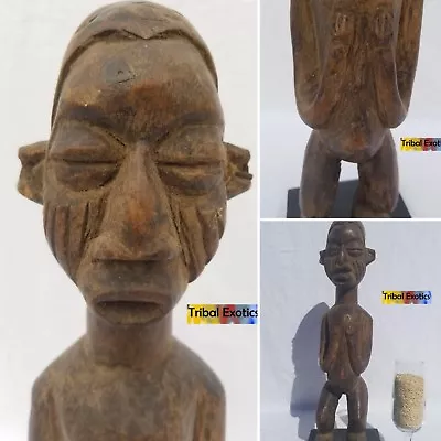 AUTHENTIC Yaka Bayaka Figure Sculpture Statue Mask Fine African Art • $700