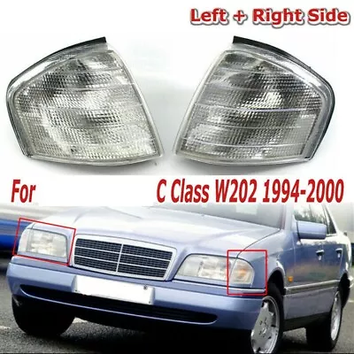 $29.69 • Buy Car White Turn Signal Corner Light Lens For Mercedes W124E Class E320 E500 85-95