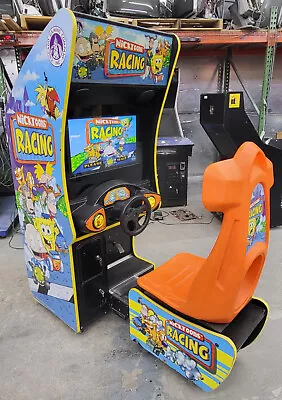 Nickelodeon Nicktoons Racing Arcade Sit Down Driving Racing Arcade 27  LCD (#2) • $1950
