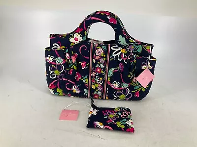 RARE Vera Bradley Abby Ribbons Clutch Bag With Coin Purse NEW WITH TAGS • $53.99