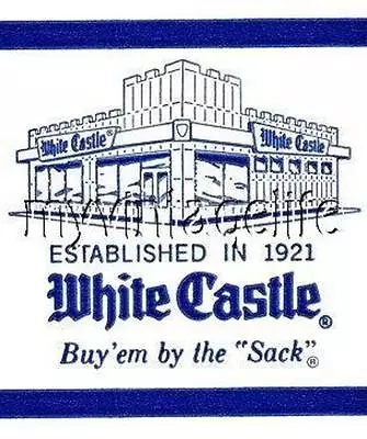 WHITE CASTLE Fridge MAGNET  2  X 3   Vintage Art • $8.25