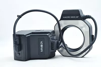 @ SakuraDo Camera @ Rare! @ Minolta Maxxum 1200 AF Macro Flash Ring Set • $54