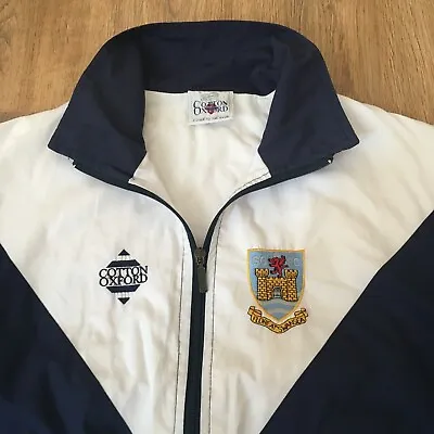 Floreat Swansea Wales RARE Vintage Cotton Oxford Rugby Track Top Jacket Size L • £107.99