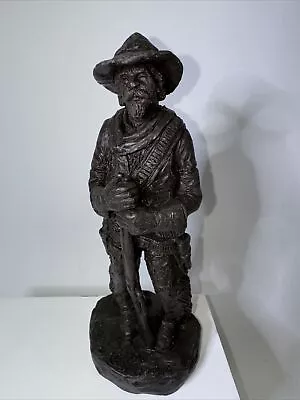 Vintage Michael Garman Western Cowboy Sculpture 9 Inch Good Condition (SIGNED) • $65