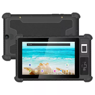 8  WIFI 4G LTE Android Rugged Tablet PC Waterproof Industrial NFC Phone Mobile • £299.99