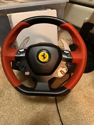 Thrustmaster Ferrari 458 Spider Racing Steering Wheel/Pedals Xbox One • $79.99