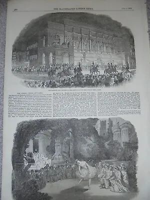 Napoleon At Paris Opera Aelia Et Mysis Ballet France 1853 Prints Ref AC • £9.99