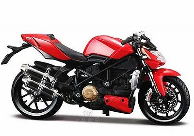 MAISTO 1:18 DUCATI Mod. Streetfighter S MOTORCYCLE BIKE DIECAST MODEL NEW IN BOX • $17.98